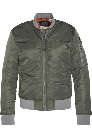Schott NYC Bomberjacke, mit zusätzlichen Armtaschen