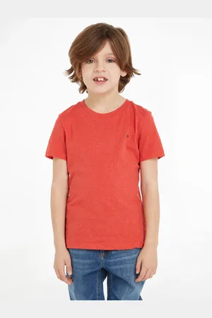 Tommy Hilfiger Rundhalsshirt »BOYS BASIC CN KNIT S/S«, mit Logo-Flag