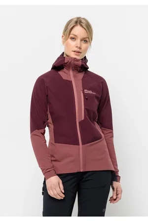 Jack Wolfskin Softshelljacke »ALPSPITZE HOODY W«, mit Kapuze