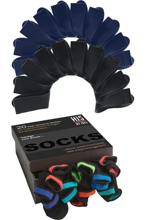 H.I.S Socken, (Box, 20 Paar), in praktischer Geschenkbox