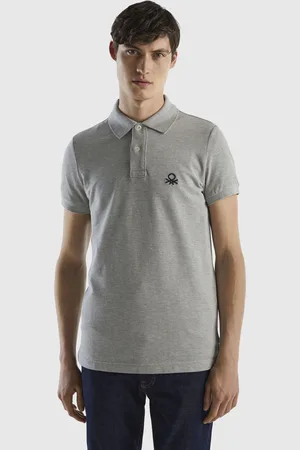 Benetton Poloshirt, mit großem Label-Badge