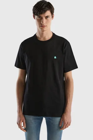 Benetton T-Shirt, mit Label-Badge