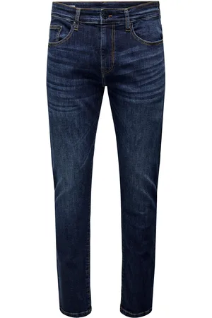 Only & Sons Straight-Jeans »ONSWEFT REG.DK. BLUE 6752 DNM JEANS NOOS«