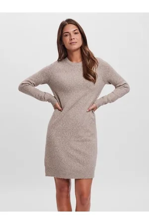 VERO MODA Strickkleid »VMDOFFY LS O-NECK DRESS GA NOOS«