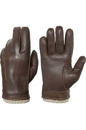 Pearlwood Lederhandschuhe »Wilson«, Vintage Optik durch Waxfinish