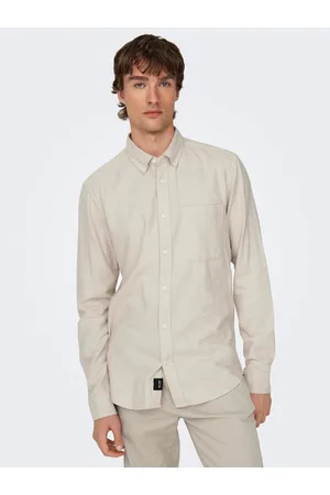 Only & Sons Langarmhemd »ONSGUDMUND SLIM 1-PKT SOLID SHIRT NOOS«