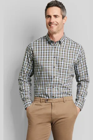 Bugatti Langarmhemd »Modern Fit«, mit Button-Down-Kragen