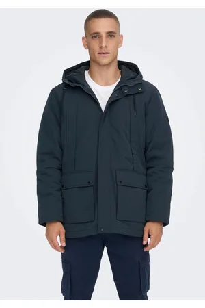 Only & Sons Langjacke »ONSJAYDEN PARKA NOOS OTW VD«, mit Kapuze