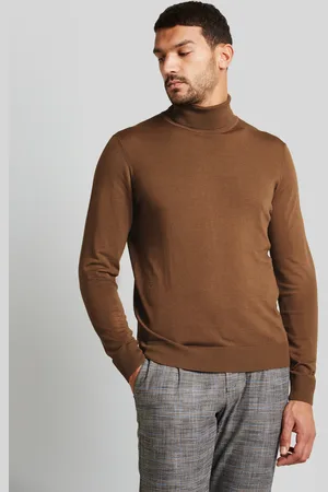 Bugatti Rollkragenpullover, aus 100 % Merinowolle