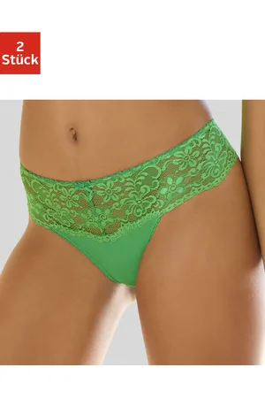 Nuance String, (2 St.), Dessous mit breitem Spitzenband