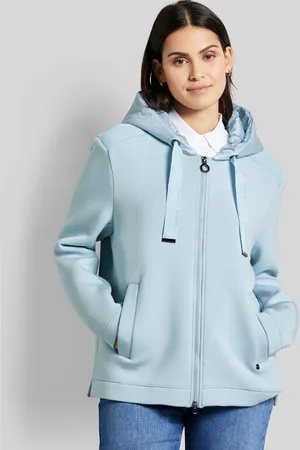 Bugatti Blouson, mit Kapuze, mit Nylonkapuze