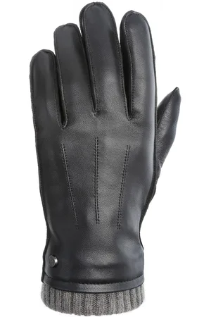 Pearlwood Lederhandschuhe »Jackson«, dekorative Ziernähte