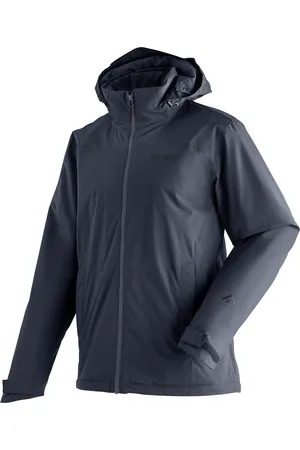 Maier Sports Outdoorjacke »Metor Therm Rec M«, Herren Wanderjacke, atmungsaktiv und wasserdicht, wattierte Regenjacke mit Kapuze