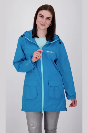 DEPROC-Active Regenmantel »ROBSON LONG WOMEN«, auch in Großen Größen erhältlich