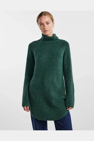 Pieces® Rollkragenpullover »PCELLEN LS LONG KNIT NOOS BC«