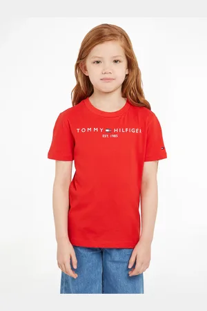 Tommy Hilfiger Rundhalsshirt »ESSENTIAL SWEATPANTS«, mit Tommy Hilfger Logo-Schriftzug