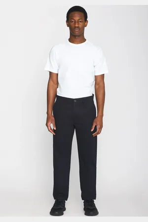 Knowledge Cotton Apparal Chinohose »CHUCK regular«, im cleanen Look