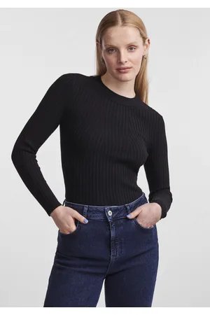 Pieces® Rundhalspullover »PCCRISTA LS O-NECK KNIT NOOS BC«