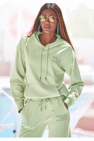 Buffalo Hoodie, mit Statement Druck, Loungeanzug