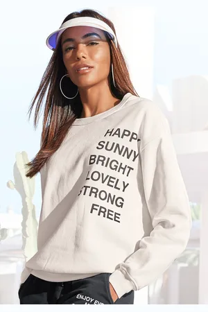 Buffalo Sweatshirt, mit Statement Druck, Loungeanzug