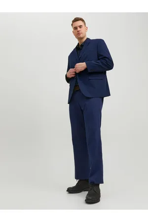 JACK & JONES Anzug »JPRFRANCO SUIT NOOS PLS«, (2 tlg.), slim fit