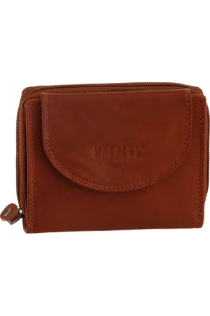 Mustang Geldbörse »Udine leather wallet top opening«, im praktischen Format
