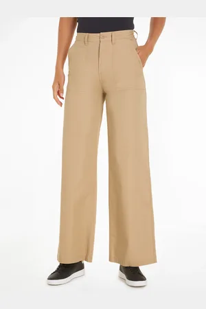 Tommy Hilfiger Cargohose »TJW CLAIRE HR WIDE CARGO PANT«, mit Logopatch