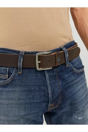 JACK & JONES Ledergürtel »JACFLAG LEATHER BELT 4 CM NOOS«