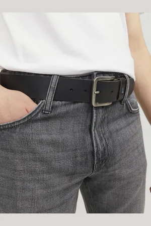 JACK & JONES Ledergürtel »JACFLAG LEATHER BELT 4 CM NOOS«