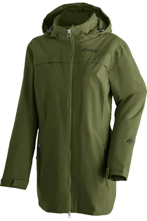 Maier Sports Outdoorjacke »Liselotte«, Damen Mantel, atmungsaktiv wasserdicht, wattierte Jacke mit Kapuze