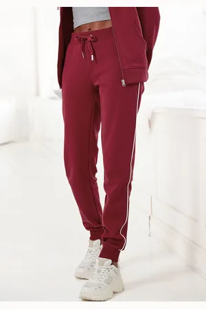 KangaROOS Relaxhose, mit kontrastfarbenem Piping, Loungeanzug