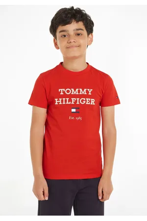 Logo für Tommy Curve mit Hilfiger T-Shirts Herren