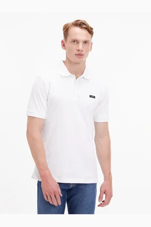 Calvin Klein Poloshirt, mit Logo auf der Brust