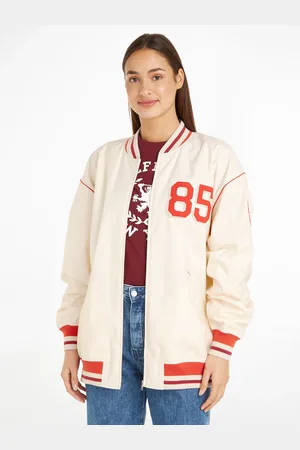Tommy Hilfiger Outdoorjacke »OVERSIZED BASEBALL JACKET«, mit Logopatch