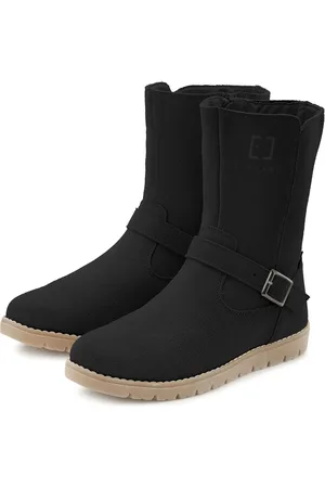ELBSAND Winterstiefel, Boots,Winterstiefelette,Leder, wind- & wasserabweisende Tex-Membran