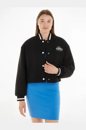 Tommy Hilfiger Bomberjacke »TJW CRP WOOL VARSITY BOMBER«, mit Logoschriftzug