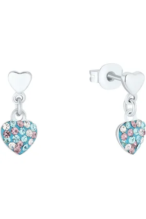 Prinzessin Lillifee Paar Ohrhänger »Herzen, 2036429«, mit Preciosa Crystal