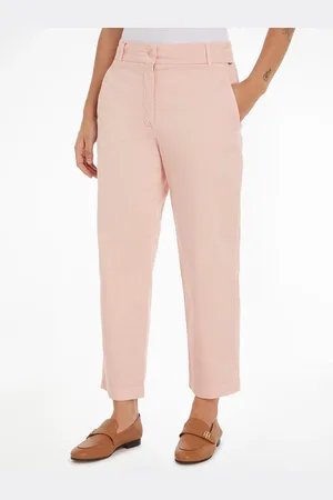 Tommy Hilfiger Chinohose »CO BLEND GMD SLIM STRAIGHT CHINO«, mit Logostickerei