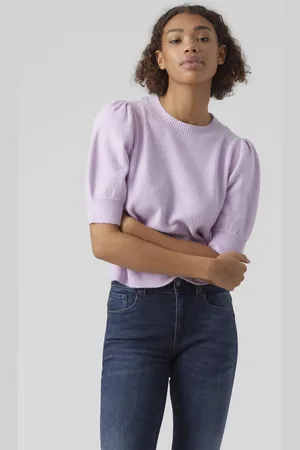 VERO MODA Kurzarmpullover »VMDOFFY 2/4 O-NECK PULLOVER GA NOOS«