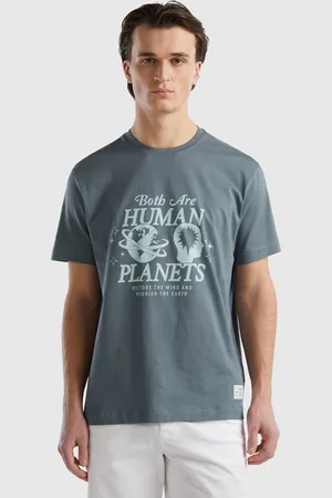 Benetton T-Shirt, mit mehrfarbigen Print