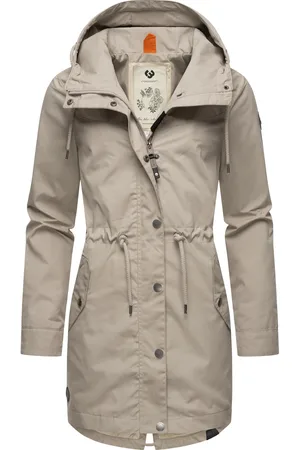Ragwear Parka »Parka Canny«, mit Kapuze, stylische Übergangsjacke mit großer Kapuze