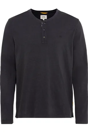 Camel Active Henleyshirt, mit Logostickerei