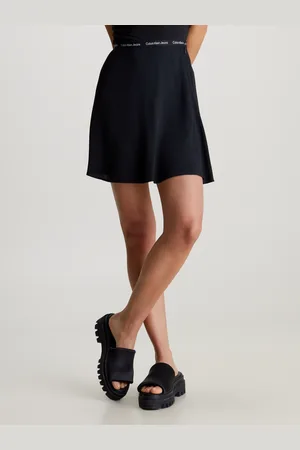 Calvin Klein A-Linien-Rock »LOGO ELASTIC SKIRT«, mit Logoschriftzug