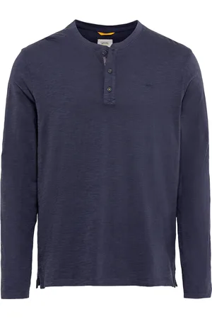 Camel Active Henleyshirt, mit Logostickerei