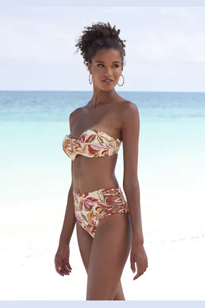 QS by s.Oliver Highwaist-Bikini-Hose »Bauhinia«, mit seitlich gekreuzten Bändern