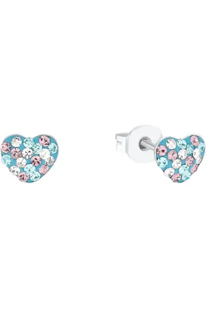 Prinzessin Lillifee Paar Ohrstecker »Herz, 2013168«, mit Preciosa Crystal