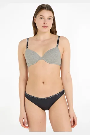 Calvin Klein Bügel-BH »LIGHTLY LINED DEMI«, mit Logoschriftzügen am Träger