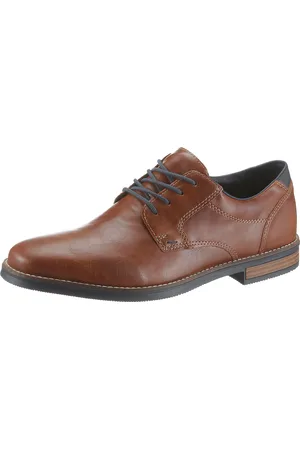 Rieker Schnürschuh, mit modischen Ziernähten, Freizeitschuh, Halbschuh, Schnürschuh