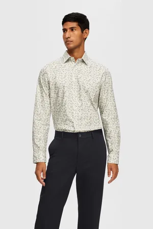 SELECTED Langarmhemd »SLHSLIMSOHO-ETHAN AOP SHIRT LS NOOS«