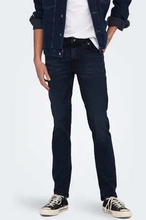 Only & Sons Slim-fit-Jeans »OS ONSLOOM SLIM BLUE GREY 40«, mit Destroyed Effekt